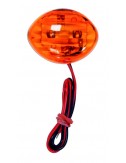 LED Sifam Mini Clignotant LED C.E Ovale Orange 35 x 30mm - Vendu a lunite