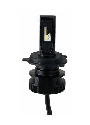 Divers Eclairages  Ampoule H4 LED + Ballast Code et Code/Phare 16W - 2200 Lumens