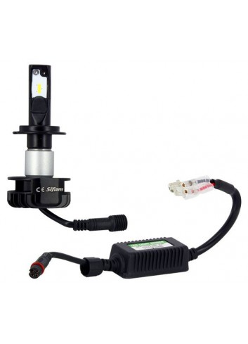 Divers Eclairages  Ampoule H7 LED + Ballast 16W - 2200 Lumens