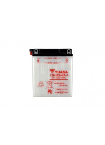 Batt Avec Entretien Yuasa Batterie 12N12A-4A-1 Conventionnelle Avec Entretien - Livree Sans Acide
