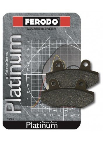 Standard Route Ferodo Plaquette de frein Organique Platinum Route/Off Road FERODO