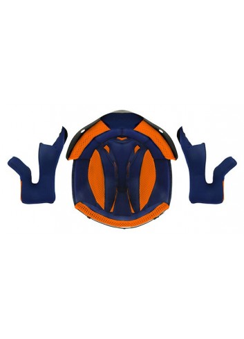Accessoire Casque Swaps Interieur pour Casque Cross BLUR S818 - Bleu/Orange - Taille XS