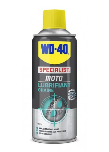 Spraychain Aérosol Wd40 Lubrifiant Chaine 100mL