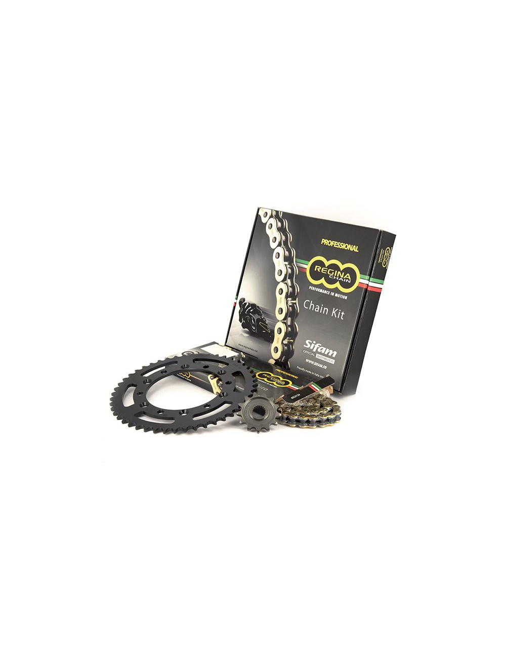 Quad Regina Kit Chaine Origine Aeon 50/100 Cobra 2000-2004 19x28 - 428 Sans Joints Toriques