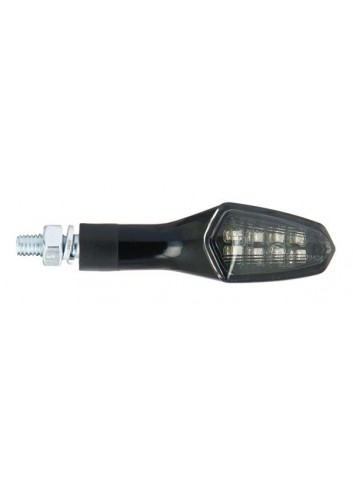 LED Sifam Clignotants Universels a LED - Visibles 2 cotes - Noir/Fume CE