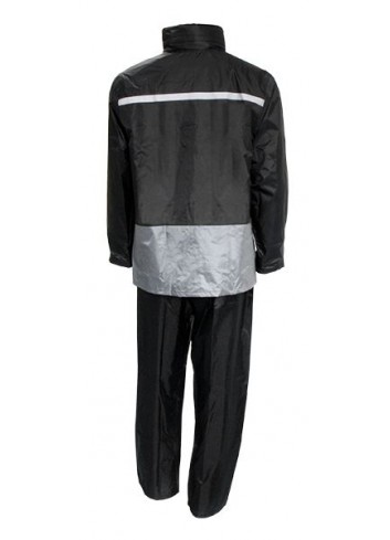 Ensemble Veste Pantalon S-Line Ensemble Pluie Taille XL Polyester Revetement Pvc Noir Marquages Reflechissants