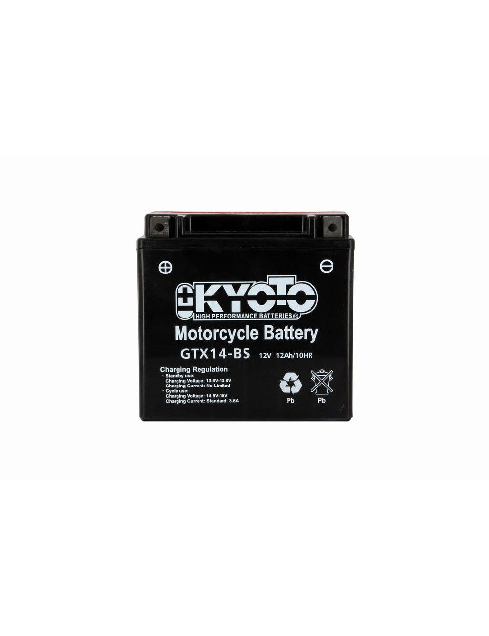 Batt Sans Entretien Kyoto Batterie GTX14-BS AGM - Sans Entretien - Livree Avec Pack Acide