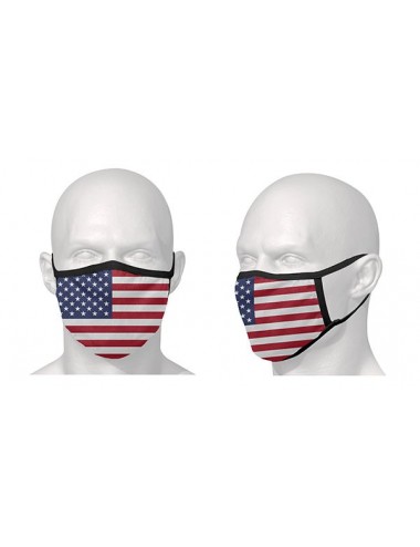 Masque Route S-Line Masque de protection - Vendu a lunite / Motif drapeau USA