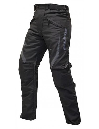 Avec Coques de Protection S-Line Pantalon Moto All Seasons Evo - Avec Doublure Amovible - Noir WP
