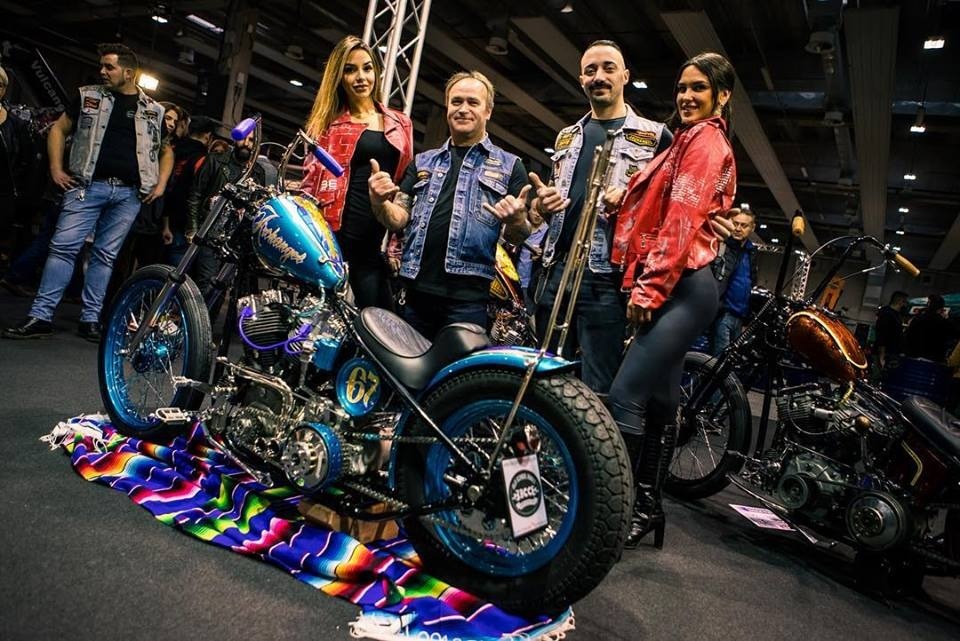 Le Salon de la moto de Vérone en Italie est ouvert